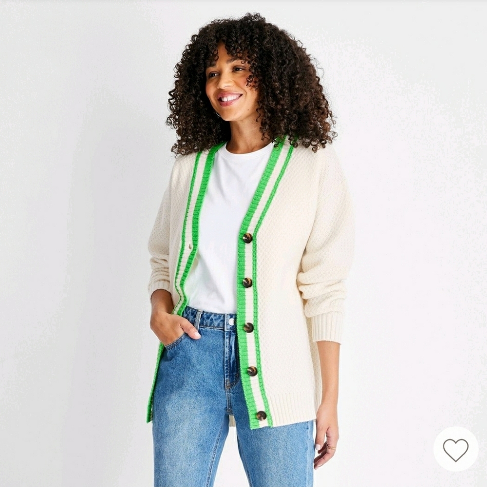 Future Collective with Kahlana Barfield Brown Women's Varsity Cardigan